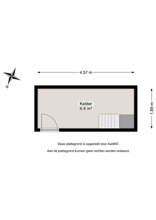 Floorplan - Hoofdstraat 178, 9861 AM Grootegast